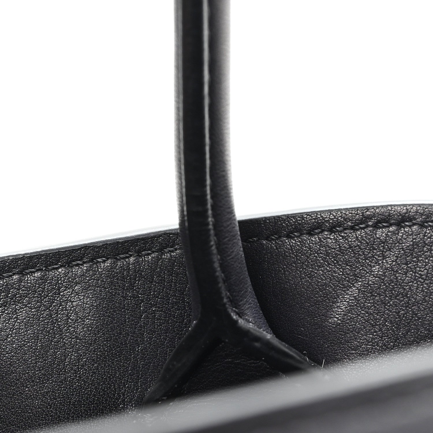The Row Polished Saddle Calfskin Soft Margaux 12 Black 11 of 11