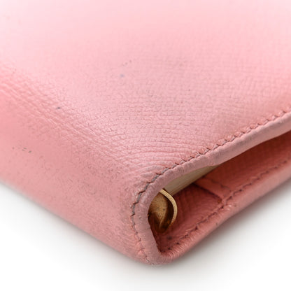 Chanel Grained Calfskin CC Button Pocket Agenda Cover Pink 9 of 28