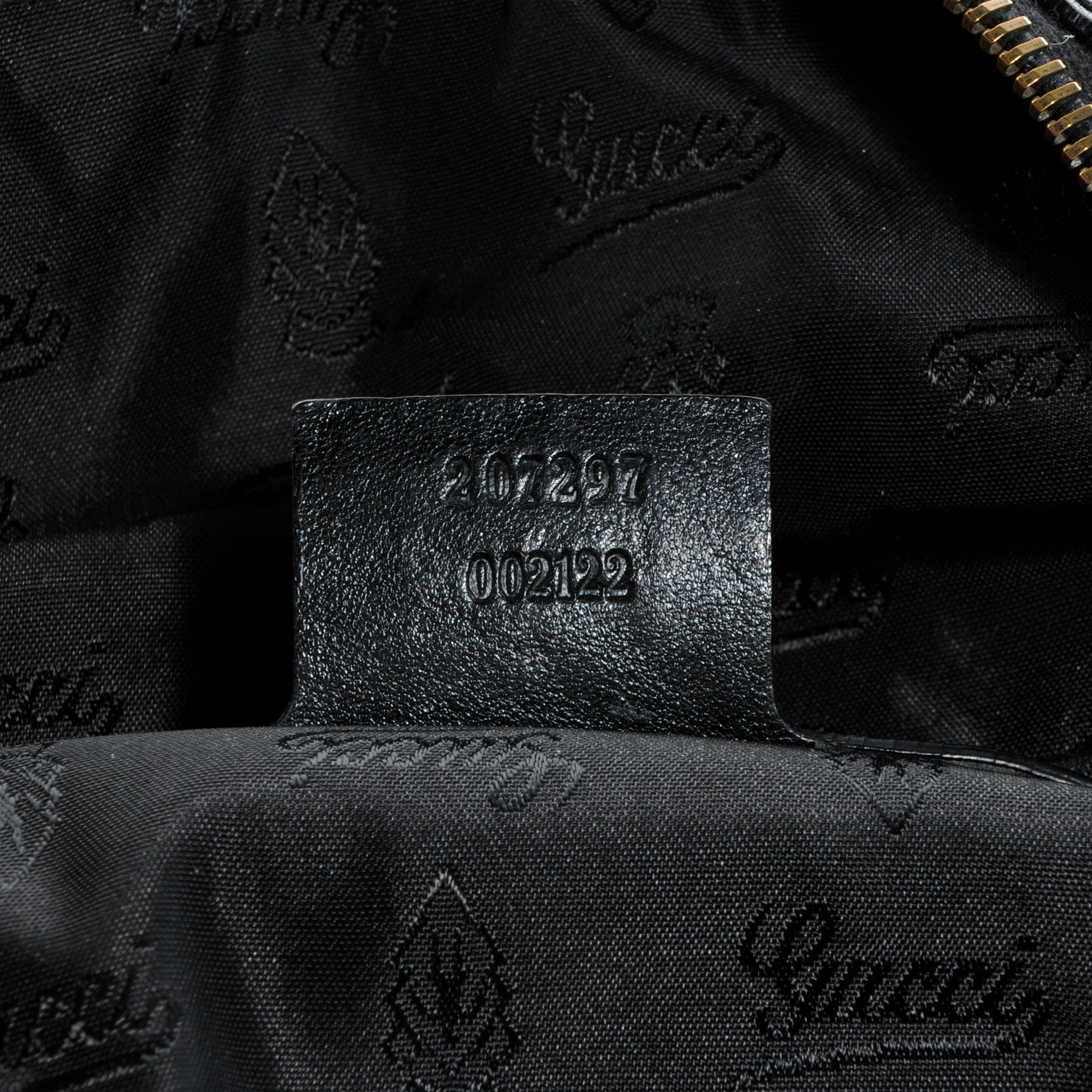 Gucci Leather Babouska Medium Boston Black 7 of 7