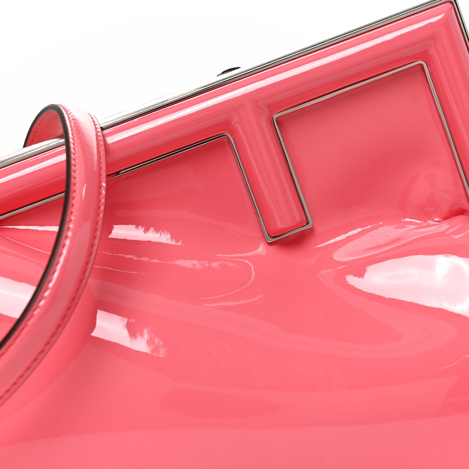 Fendi Vitello Vernice Midi Fendi First Pink Dalia 8 of 10