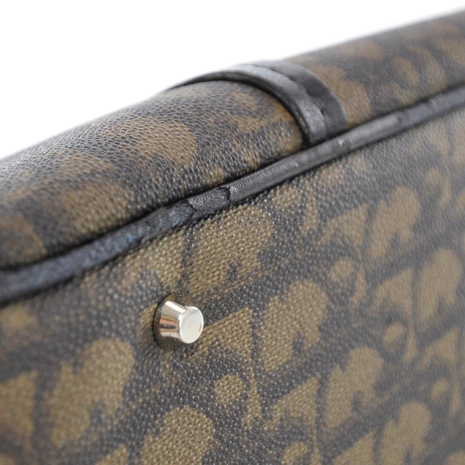 Christian Dior Monogram Trotter Romantique Zipped Tote Brown 4 of 5