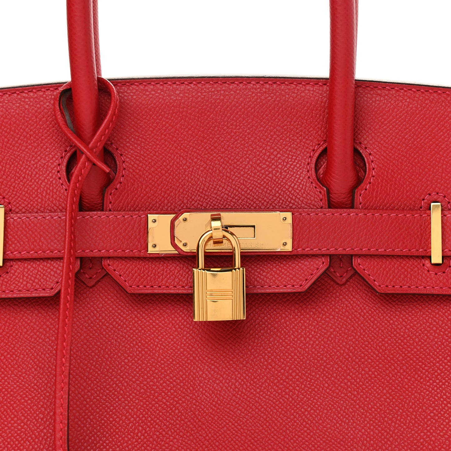 Epsom Birkin 30 Rouge Casaque