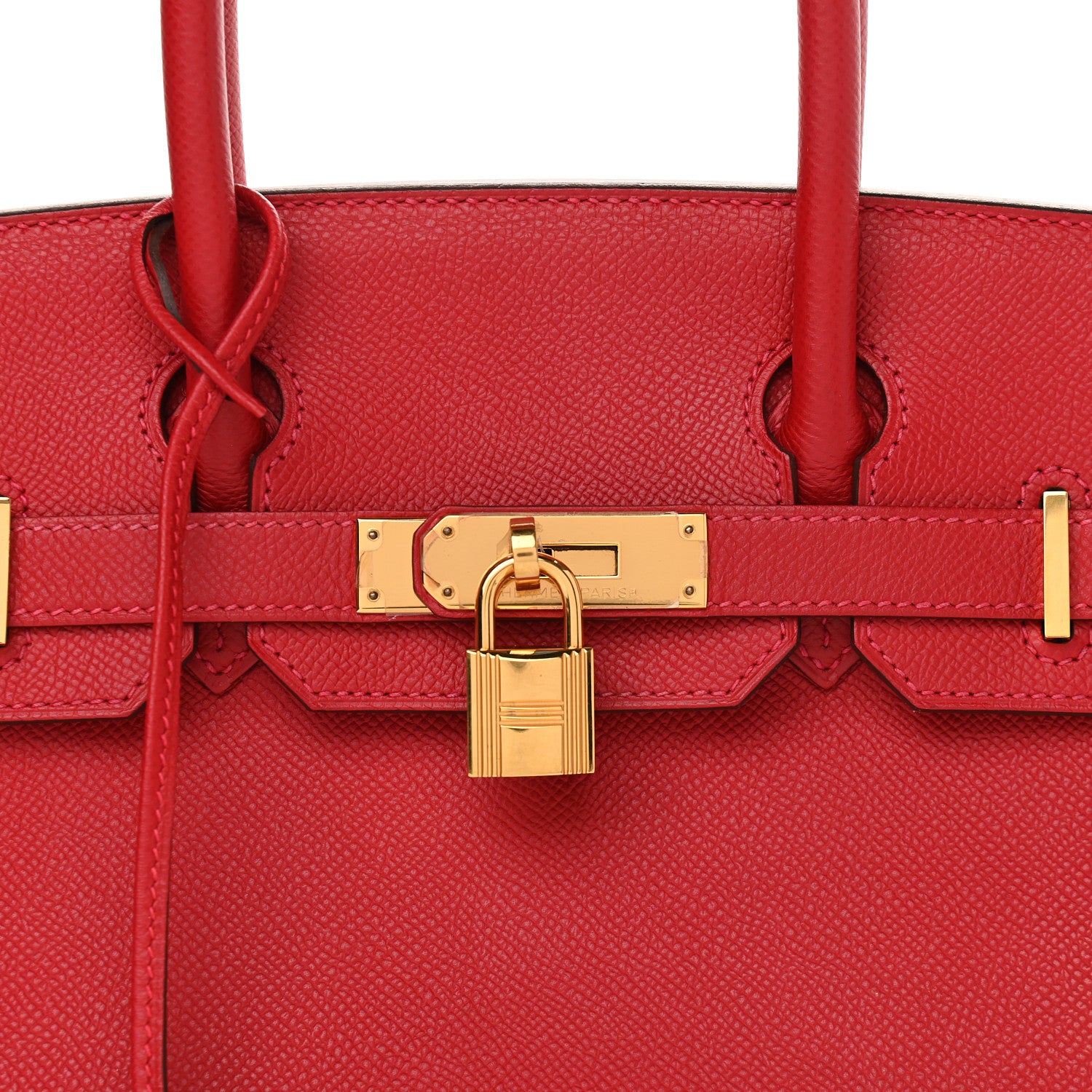 Hermes Epsom Birkin 30 Rouge Casaque 8 of 10