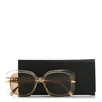 Fendi Acetate Fendigraphy Sunglasses FE40065I Gold 7 of 7