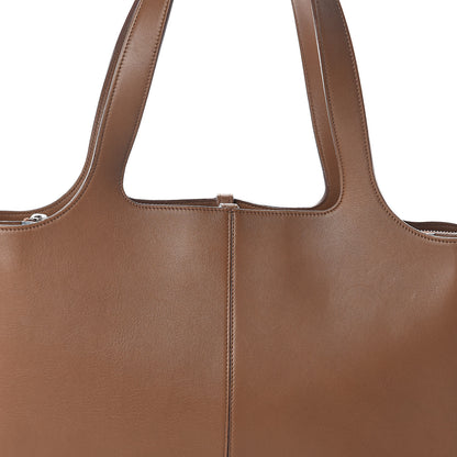 Celine Calfskin Medium Tri-Fold Bag Taupe 7 of 9