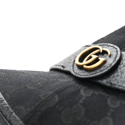 Gucci Monogram Textured Dollar Calfskin GG Jago Bucket Hat L Black 11 of 11