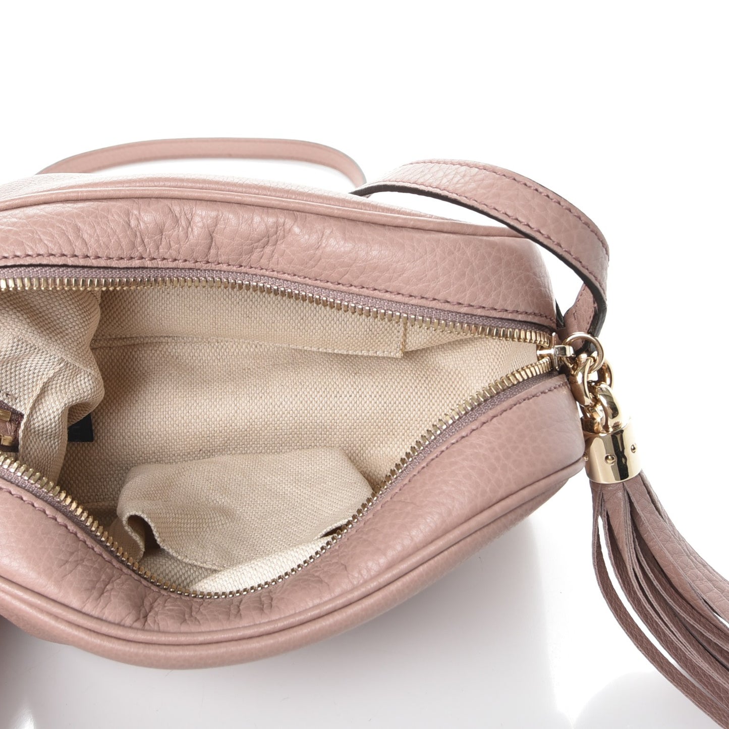 Cellarius Calfskin Small Soho Disco Bag Dark Cipria