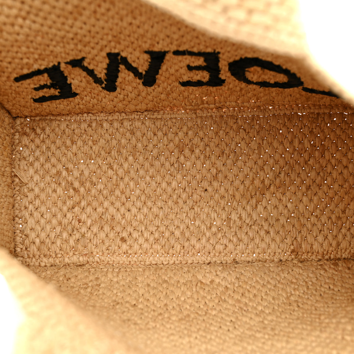 Raffia Paula's Ibiza Small Font Tote Natural Tan