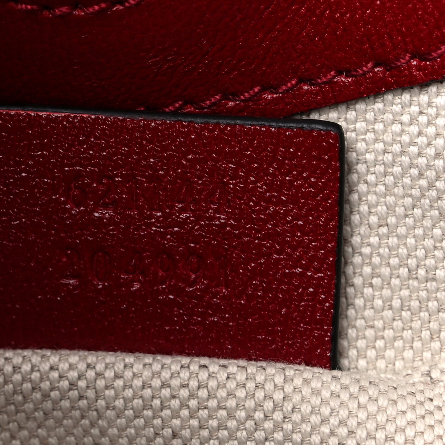 New Sakai Calfskin Lux Medium Horsebit 1955 Tote Bag New Cherry Red