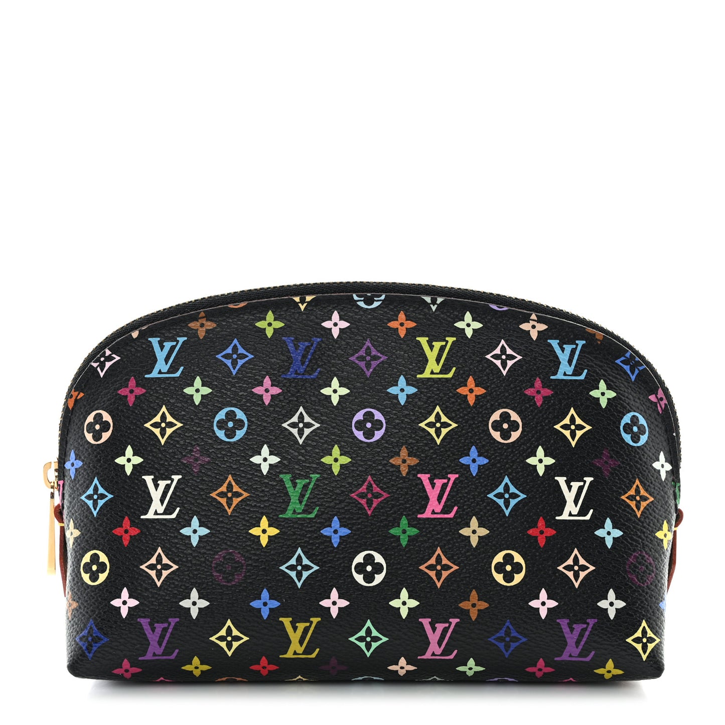 Monogram Multicolor Cosmetic Pouch Black Grenade