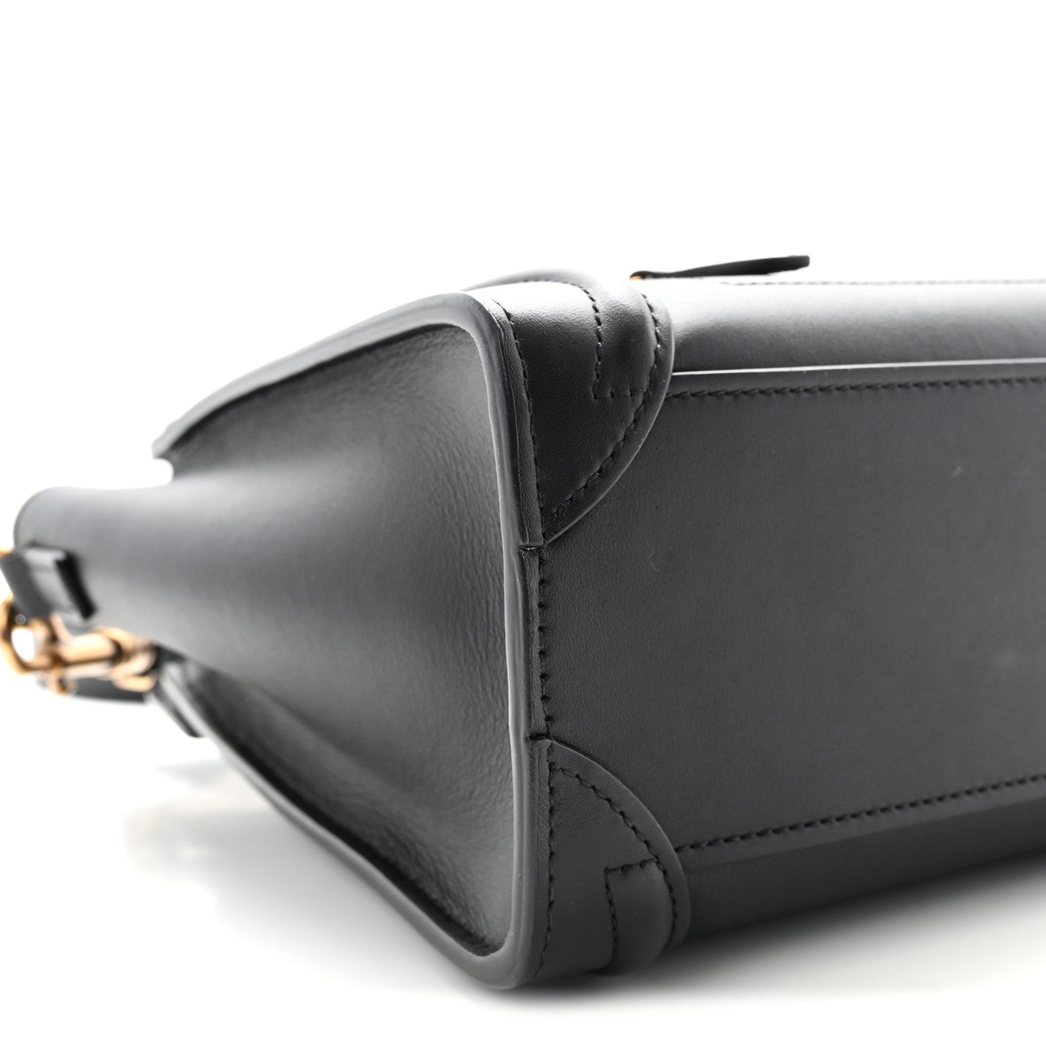 Celine Smooth Calfskin Nano Luggage Black 10 of 11