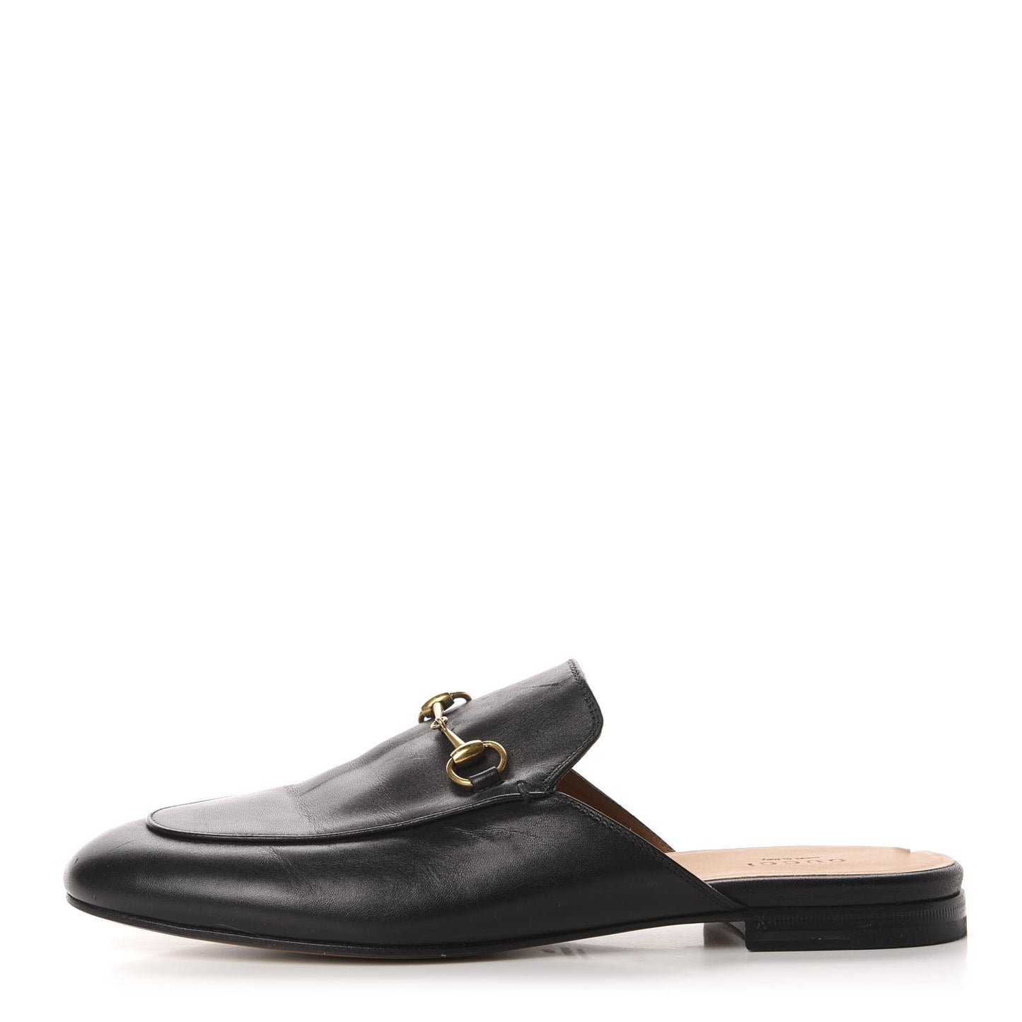 Calfskin Womens Princetown Slippers 40 Black