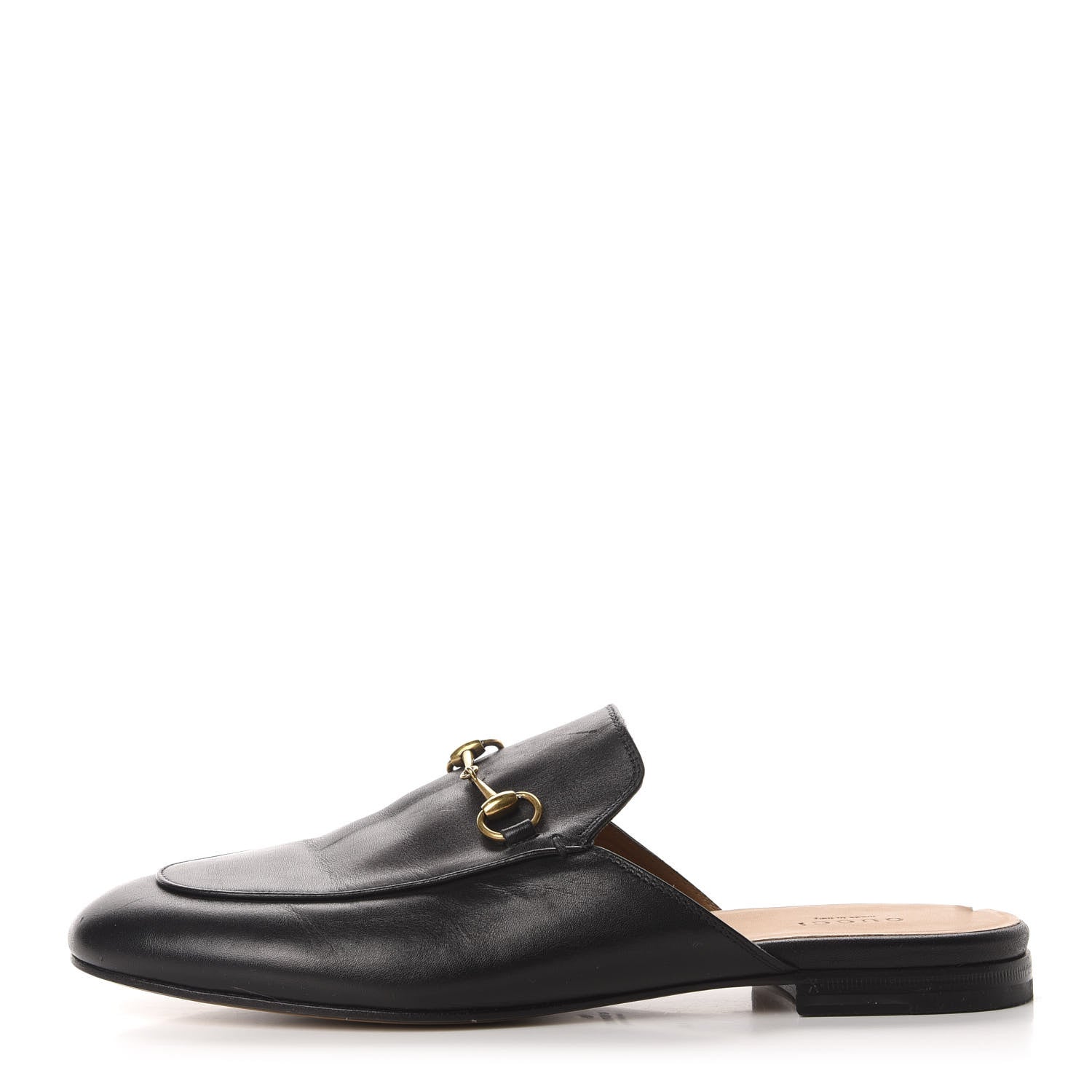 Gucci Calfskin Womens Princetown Slippers 40 Black 1 of 9