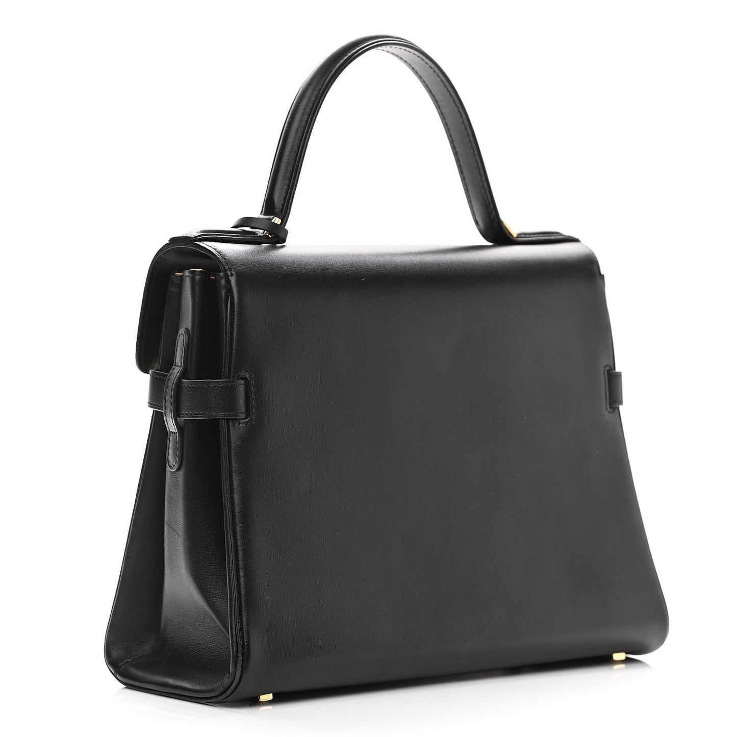 Calfskin MM Tempete Satchel Black