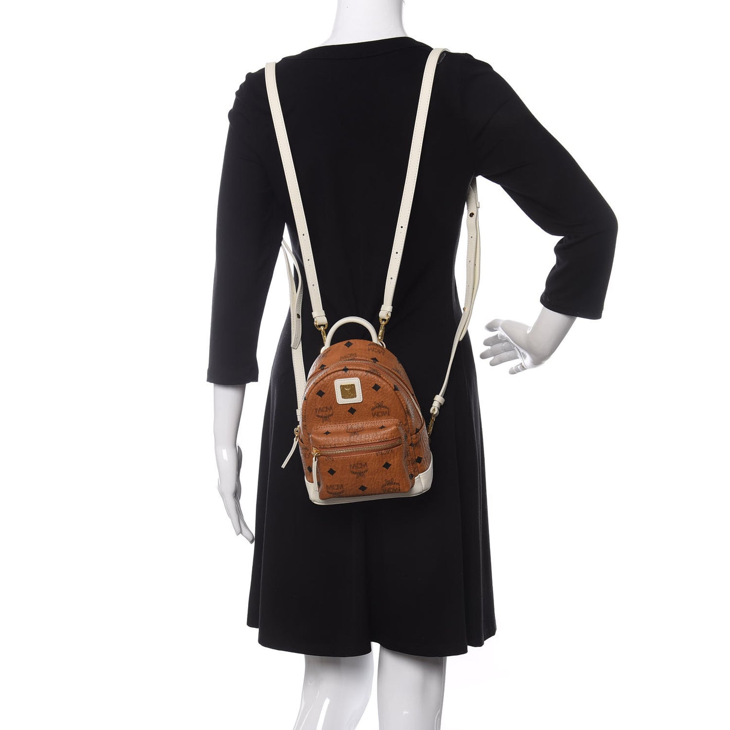 Visetos X-Mini Stark Backpack Cognac White