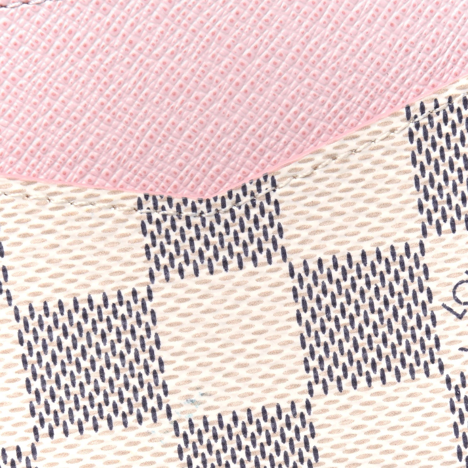 Louis Vuitton Damier Azur Daily Card Holder Rose Ballerine 4 of 4