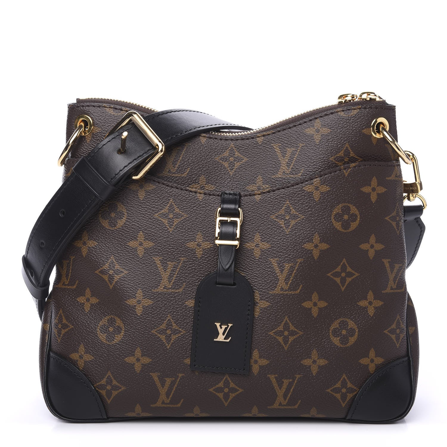 Louis Vuitton Monogram Odeon PM Black 1 of 7