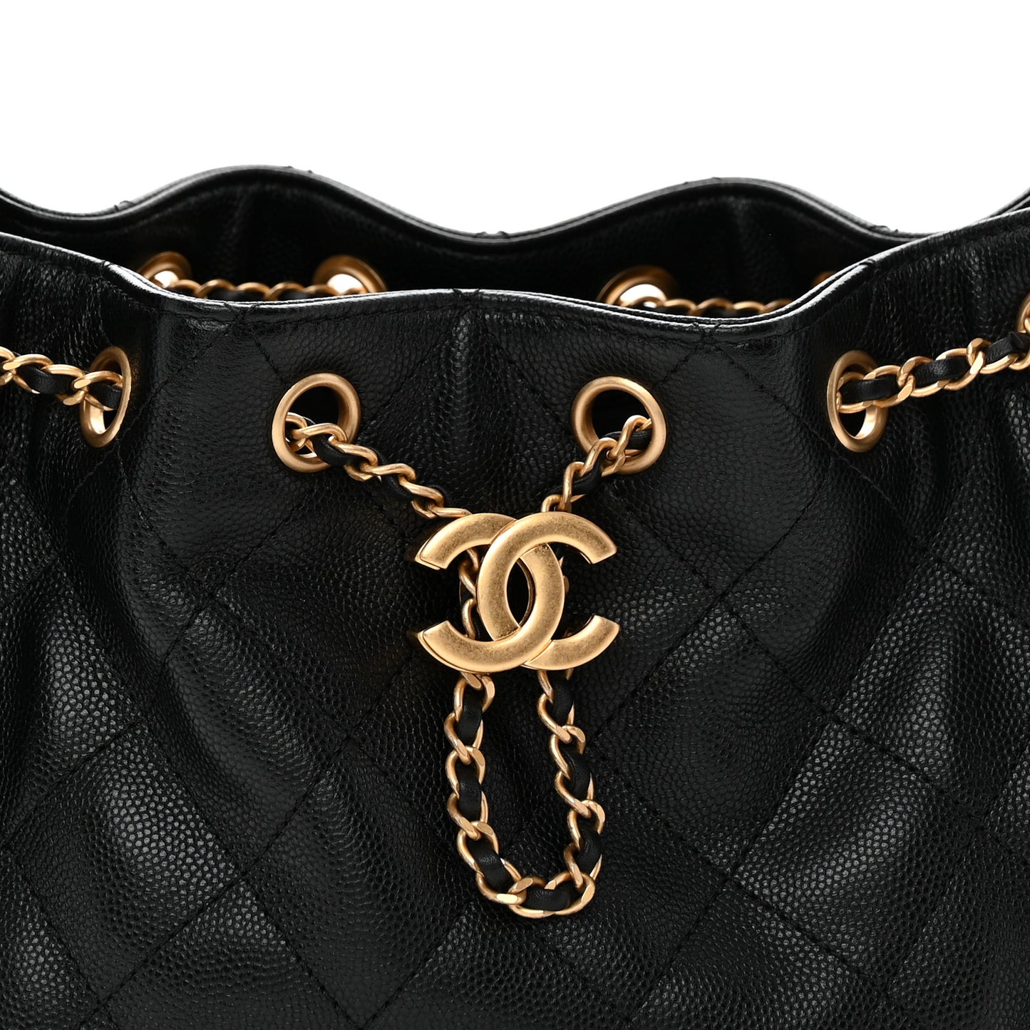 Caviar Quilted Mini Chanel 25 Handbag Black