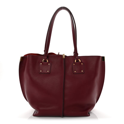 Chloe Smooth Calfskin Medium Vick Tote Burnt Mahogany 1 of 9