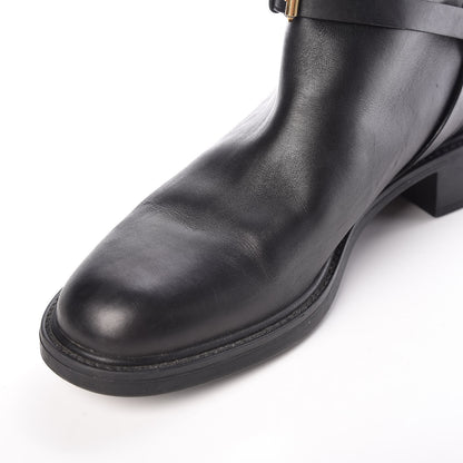 Gucci Calfskin Tess Horsebit Ankle Boots 42 Black 14 of 15