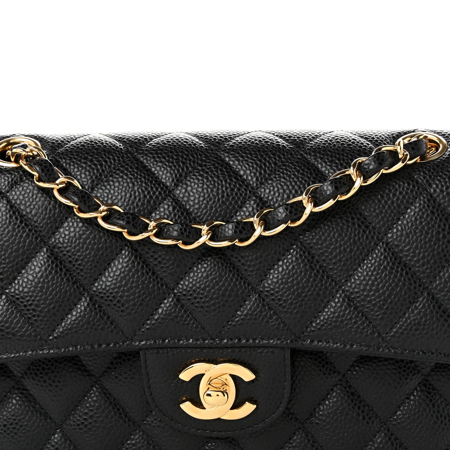 Chanel Caviar Quilted Small Double Flap Black 8 of 11