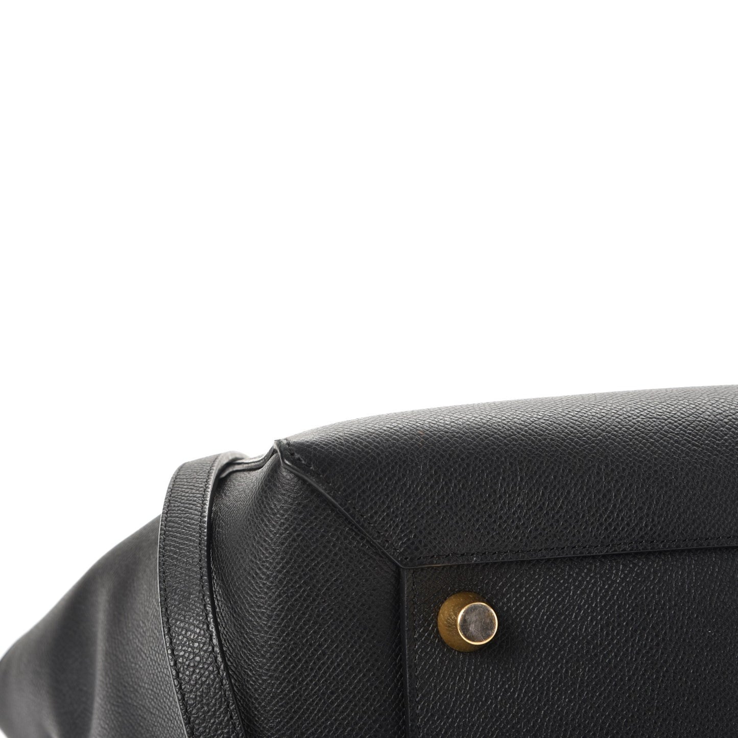 Grained Calfskin Mini Belt Bag Black