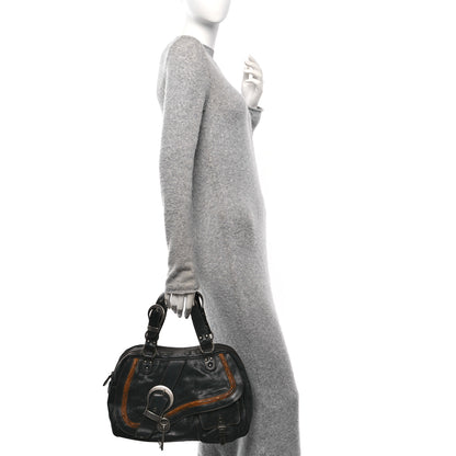 Christian Dior Calfskin Large Gaucho Double Saddle Bag Brown 2 of 10