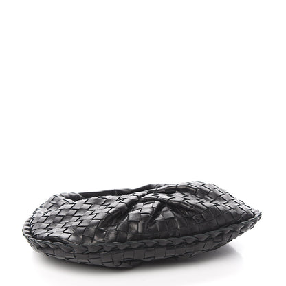 Bottega Veneta Nappa Intrecciato Pleated Mini Veneta Hobo Black 3 of 9