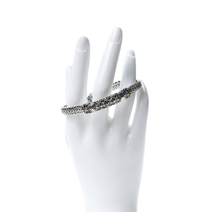John Hardy Sterling Silver 18K Yellow Gold Jaisalmer Wheat Chain Dot Bracelet 2 of 6