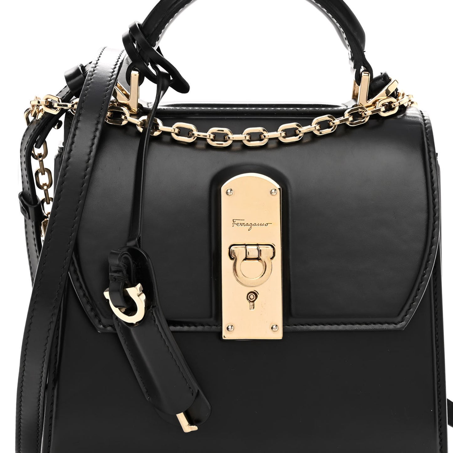 Smooth Calfskin Small Boxyz Black
