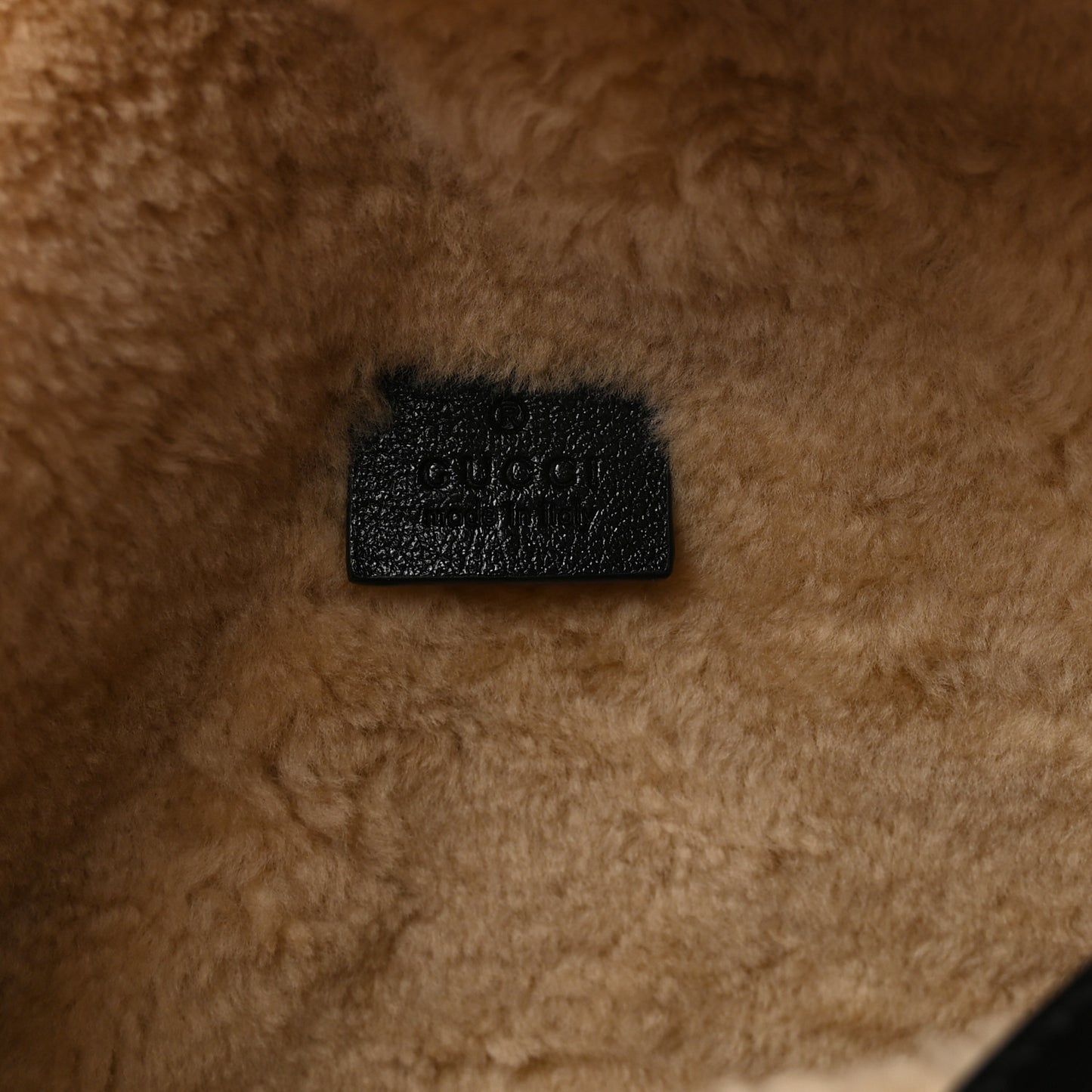 Azalea Calfskin Wool Matelasse Diagonal Small GG Marmont Shoulder Bag Black