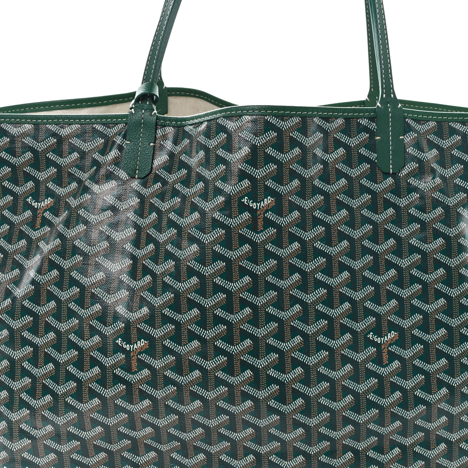 Goyard Goyardine Saint Louis GM Green 9 of 11