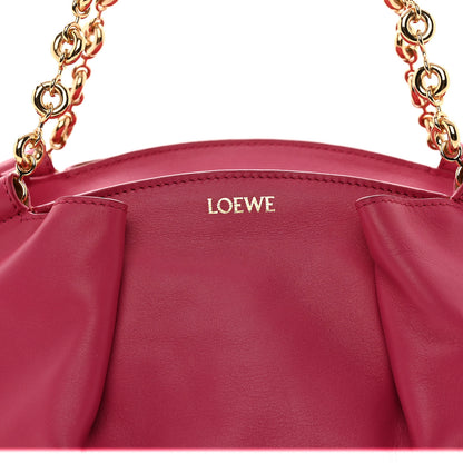 Loewe Shiny Nappa Calfskin Small Paseo Bag Magenta 7 of 9