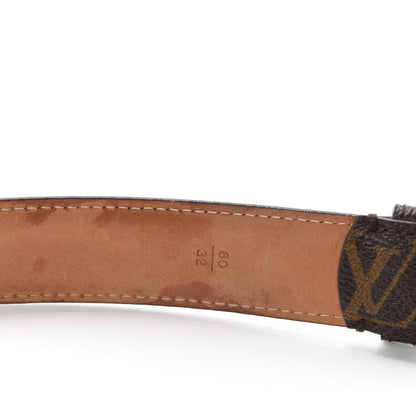 Louis Vuitton Monogram Ellipse Belt 80 32 8 of 8