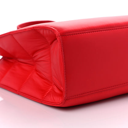 Telfar Nylon Medium Puff Shopping Bag Red 6 of 7