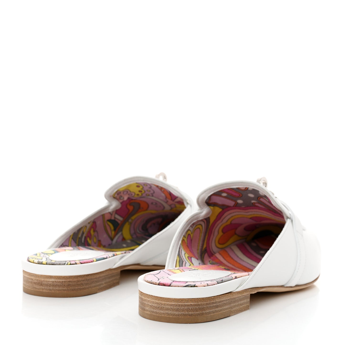 Calfskin Oz Mules 41 White