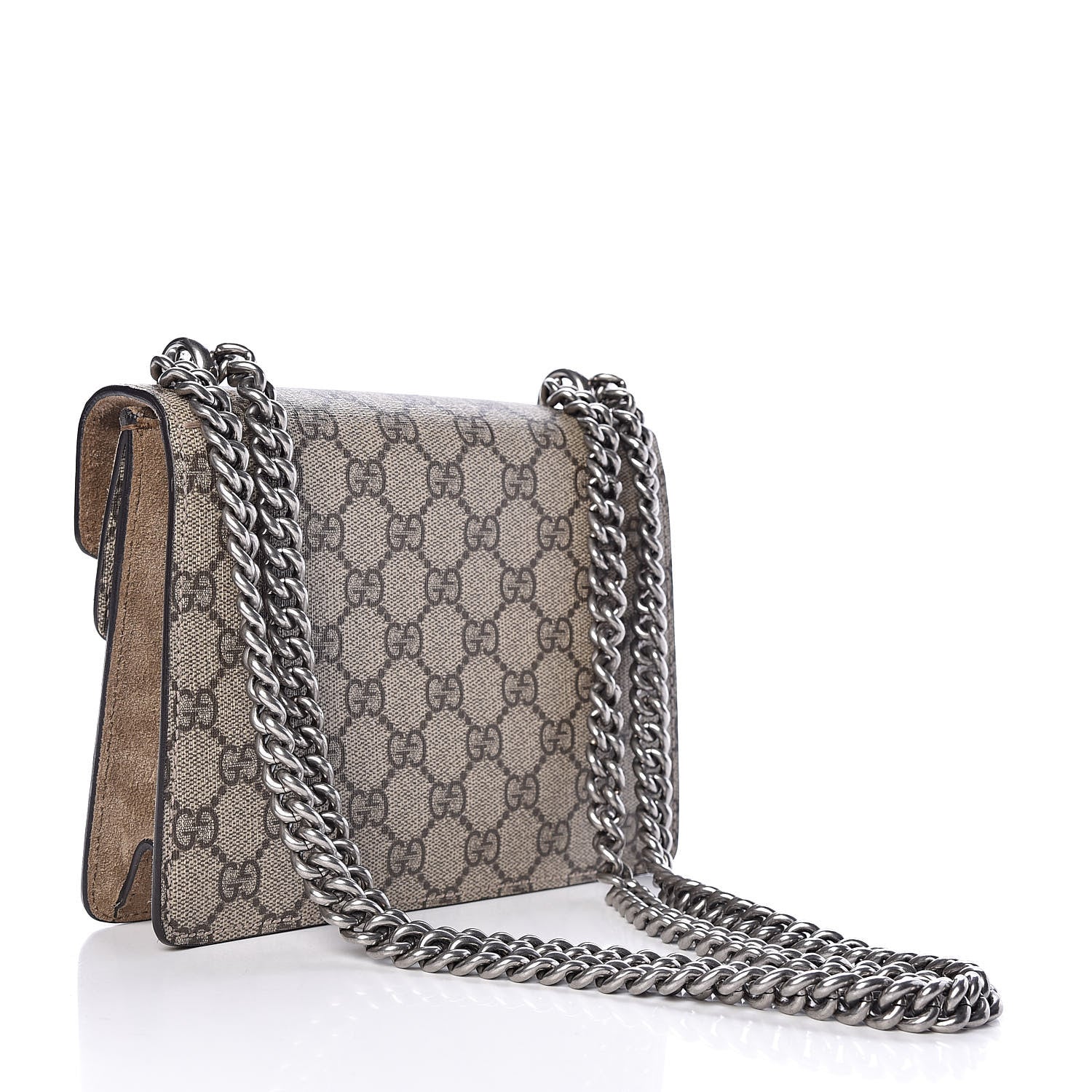 Gucci GG Supreme Monogram Mini Dionysus Shoulder Bag Taupe 3 of 10