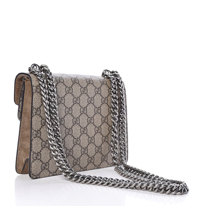 Gucci GG Supreme Monogram Mini Dionysus Shoulder Bag Taupe 3 of 10