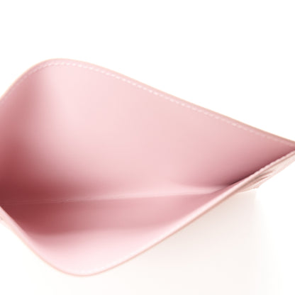 Louis Vuitton Damier Azur Pochette Felicie Chain Wallet Rose Ballerine 12 of 17