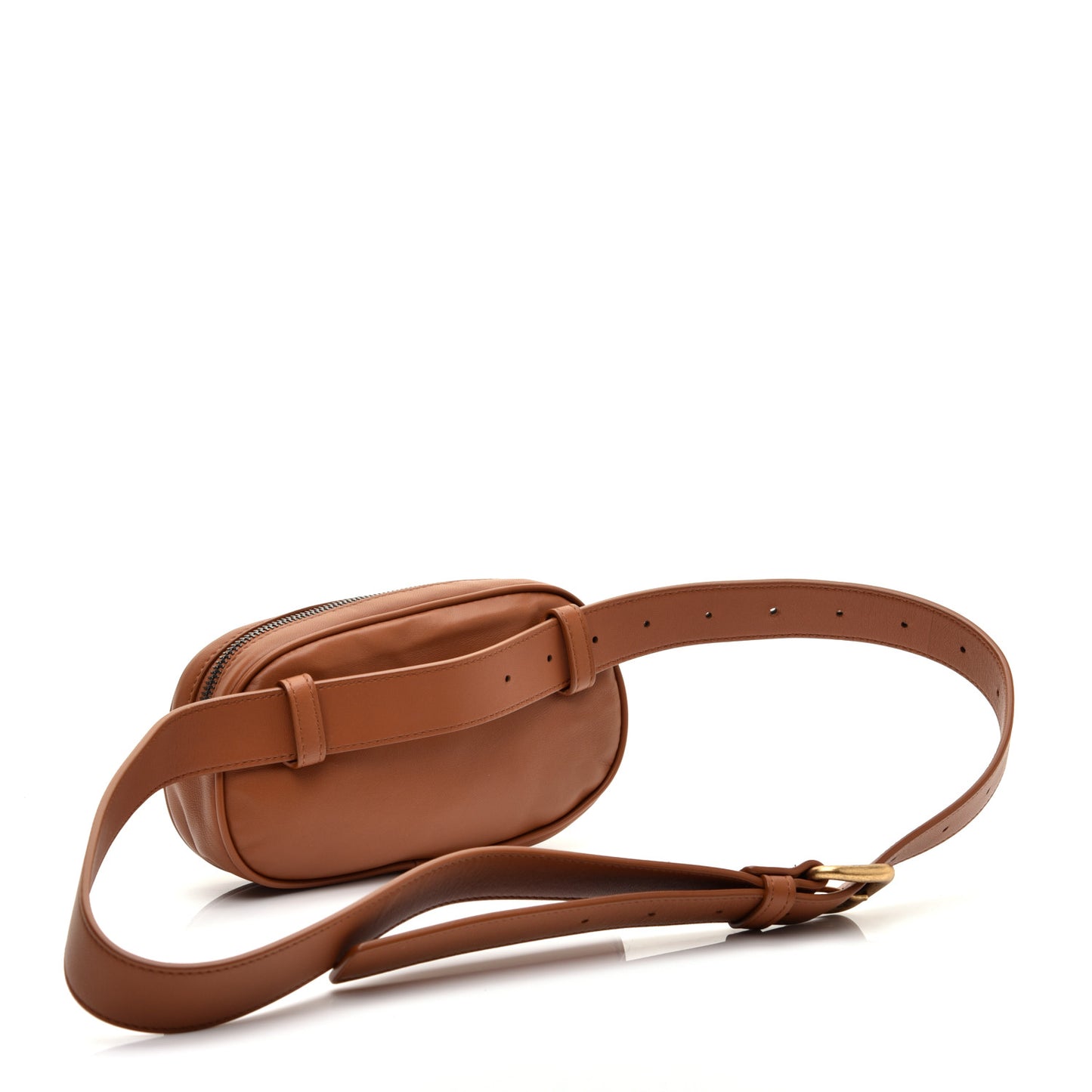Nappa Intrecciato Belt Bag Noce