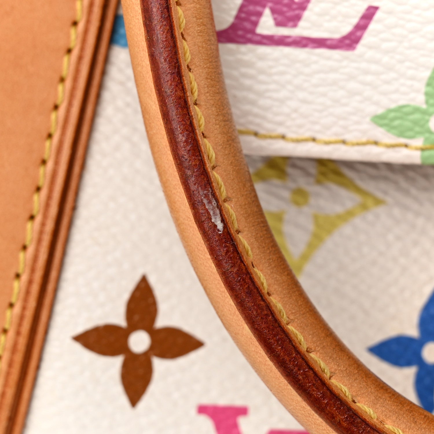 Louis Vuitton Monogram Multicolor Priscilla White 10 of 10