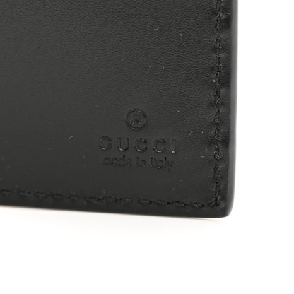 Gucci Guccissima Signature Dorian Bi-Fold Wallet Black 6 of 9