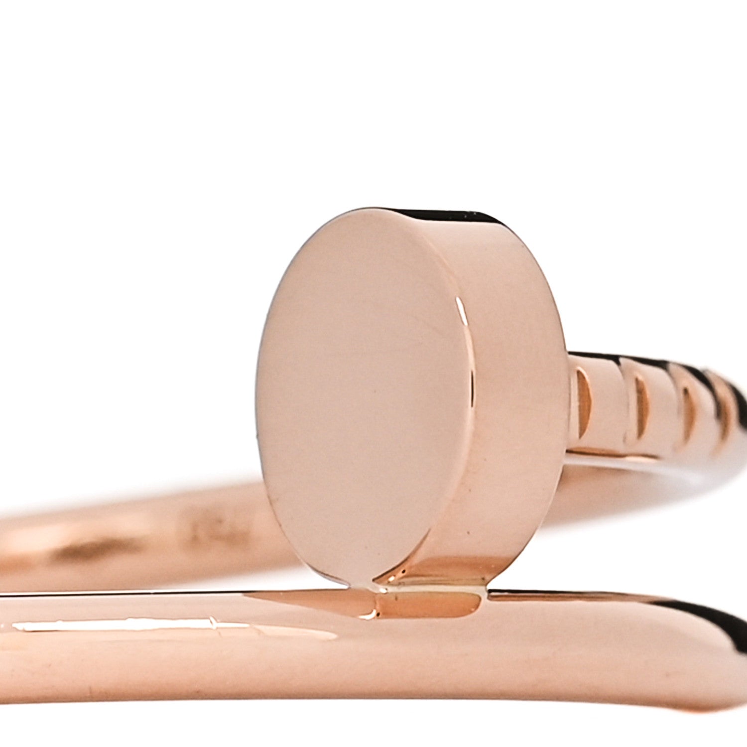 Cartier 18K Pink Gold Small Juste Un Clou Ring 53 6.25 4 of 5