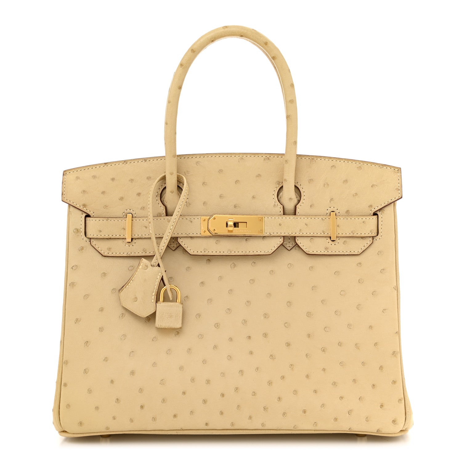 Hermes Ostrich Birkin 30 Parchemin 1 of 10