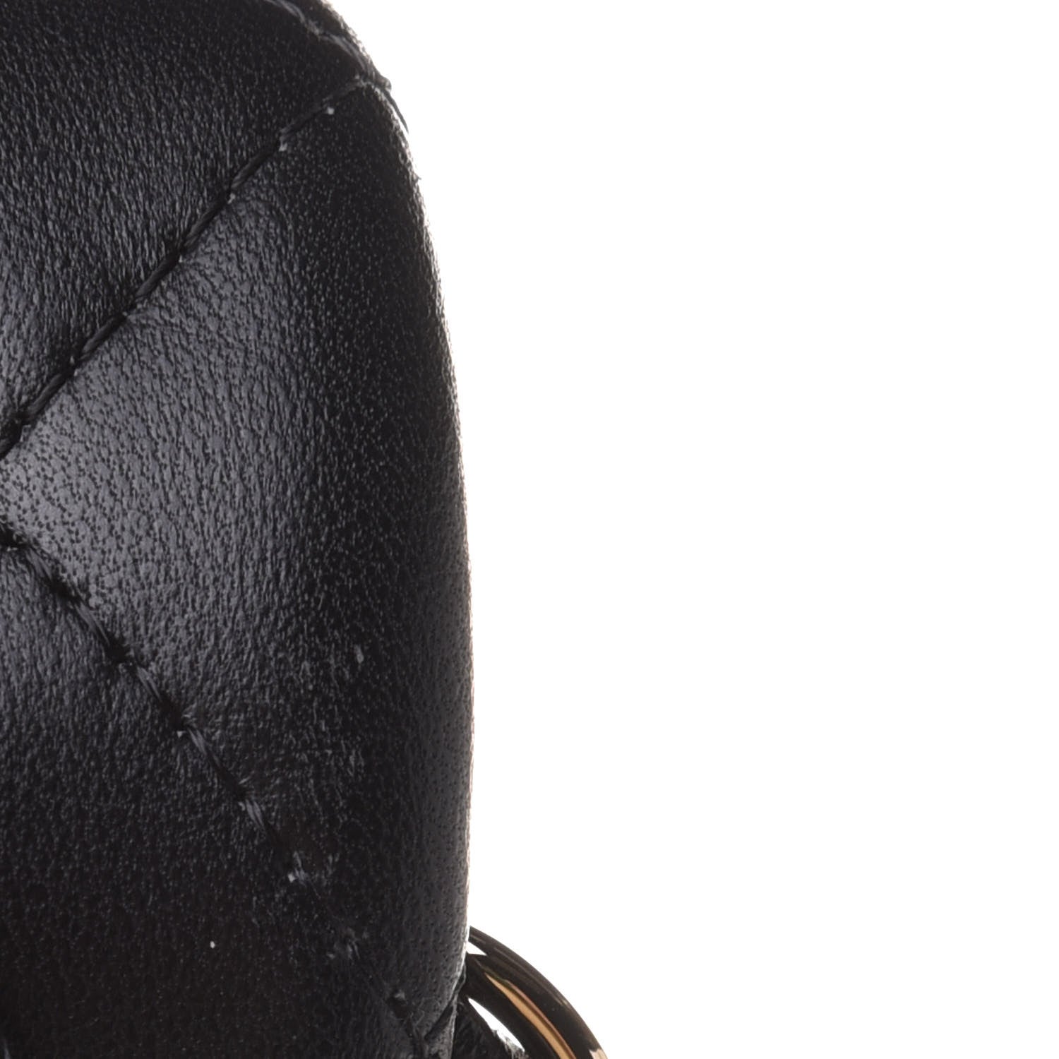Chanel Lambskin Quilted Mini Rectangular Flap Black 13 of 14