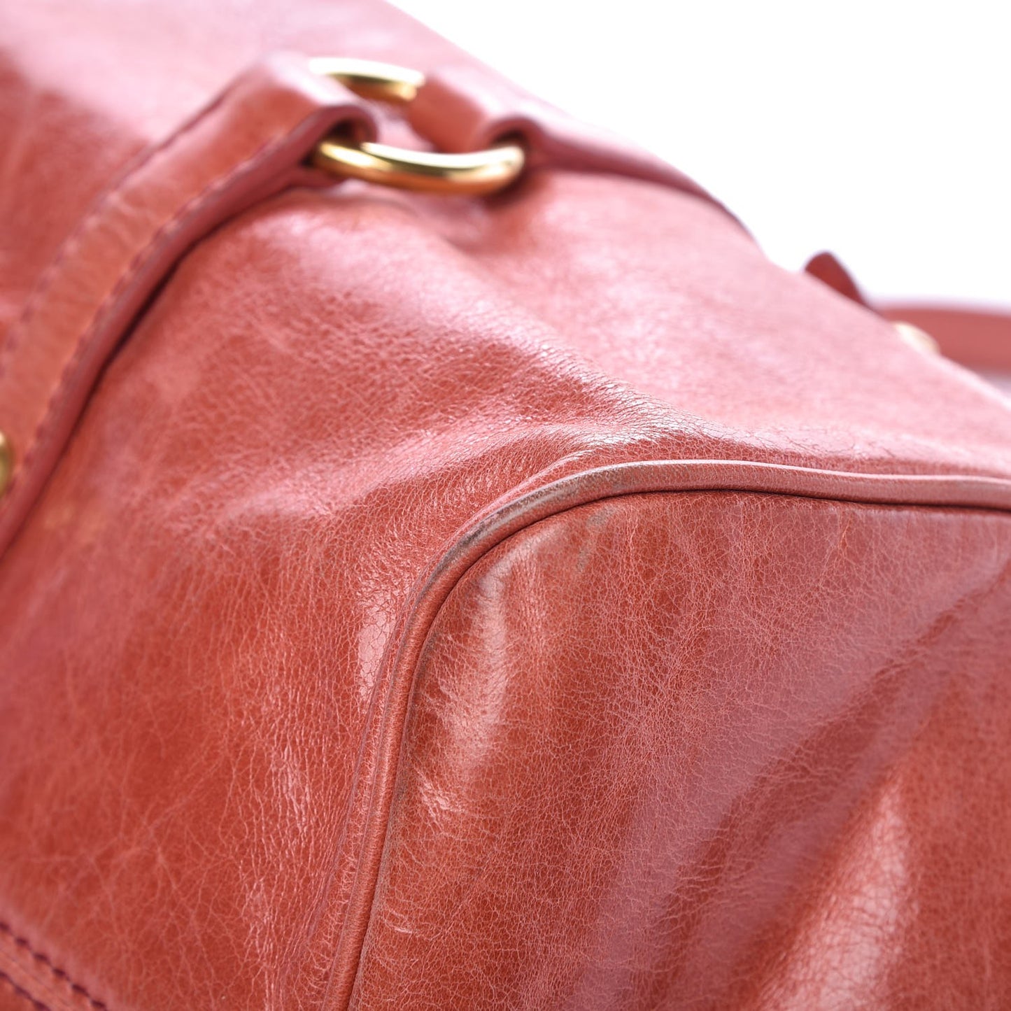 Vitello Lux Medium Bow Bag Rosa