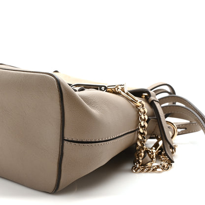 Chloe Suede Calfskin Mini Faye Backpack Motty Grey 10 of 10