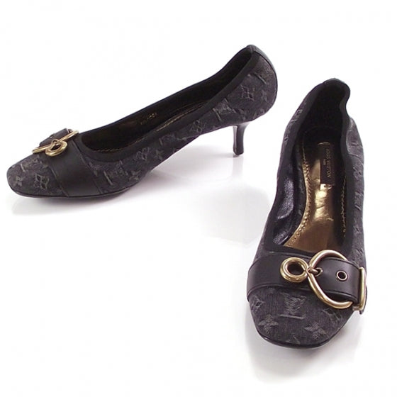 Denim Pumps Black 36