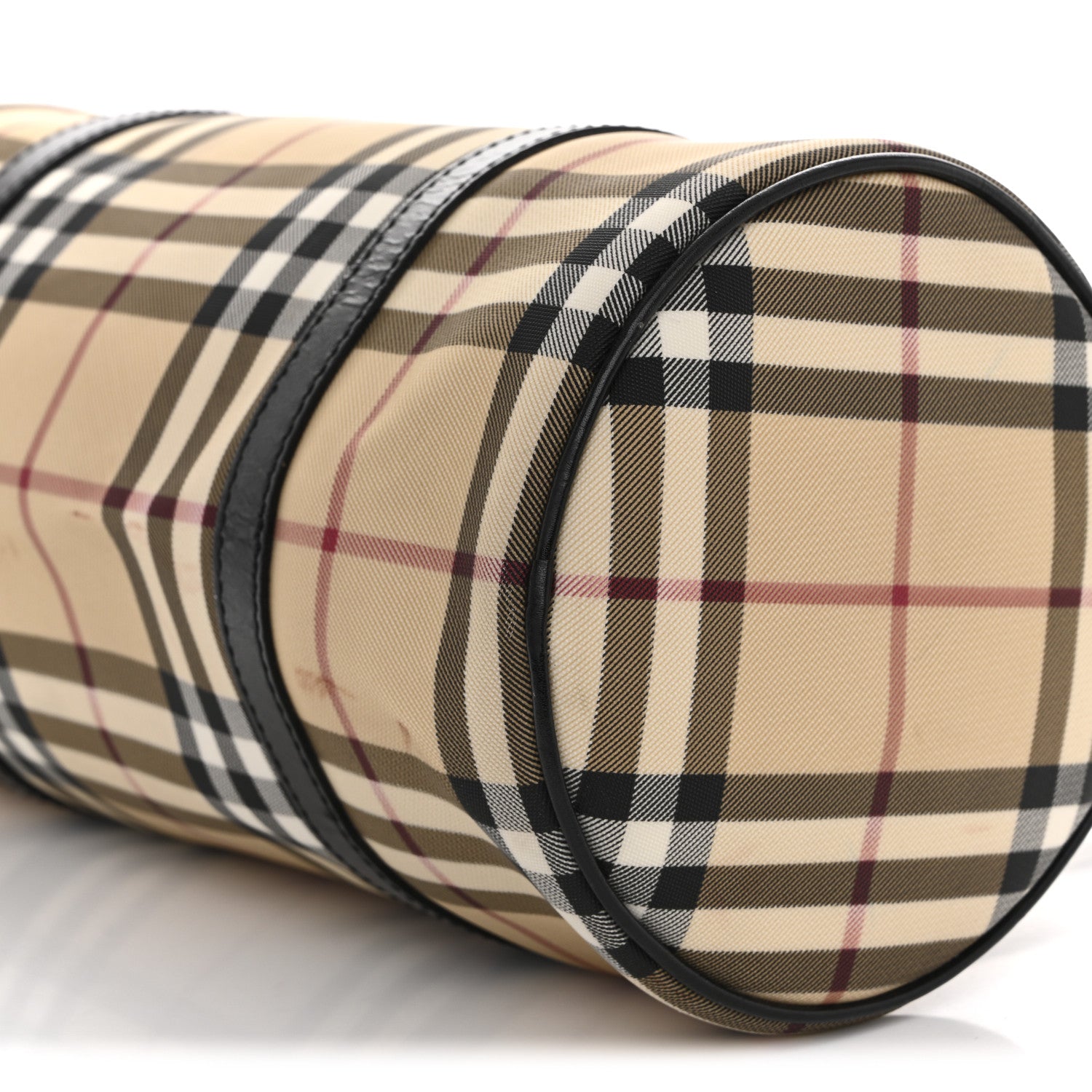 Burberry Nova Check Barrel Bag Black 10 of 17