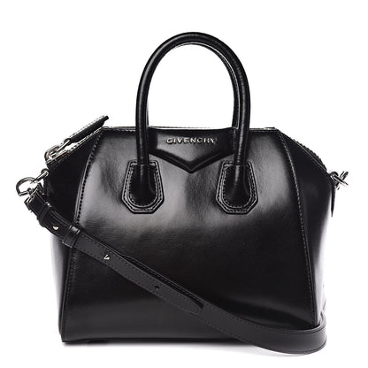 Givenchy Shiny Lord Calfskin Mini Antigona Black 1 of 13